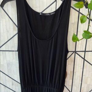 Krisa black jersey maxi dress Size S